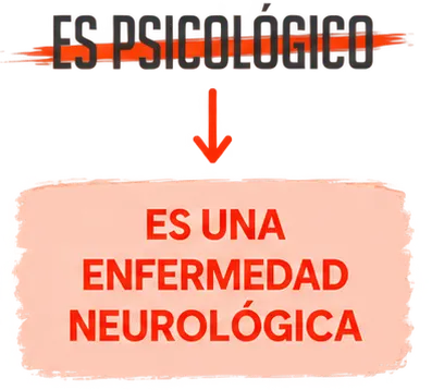 Evitar "Es psicológico" decir "Es una enfermedad neurológica"